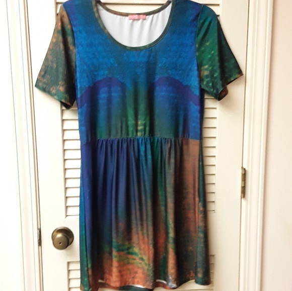 Simply Aster Boho Rave Multicolored Midi Dress - Picture 2 of 8